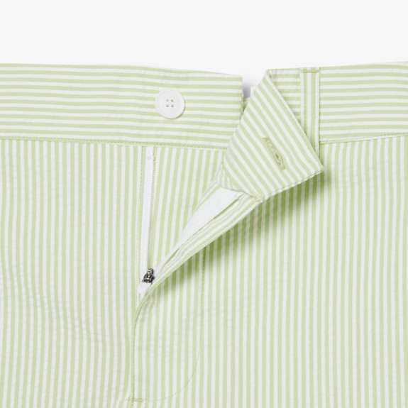 Bermuda Golf relaxed fit Ultra Dry rayé Vert...