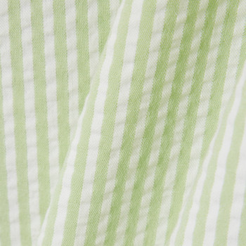 Bermuda Golf relaxed fit Ultra Dry rayé Vert Blanc Homme