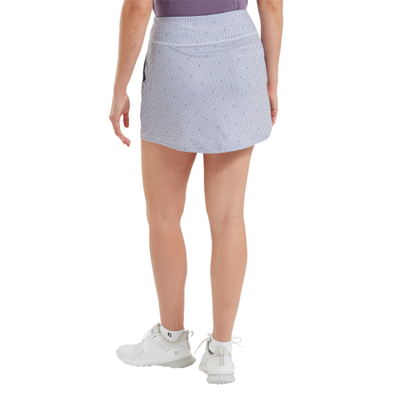 Jupe-short à motifs Violet Femme