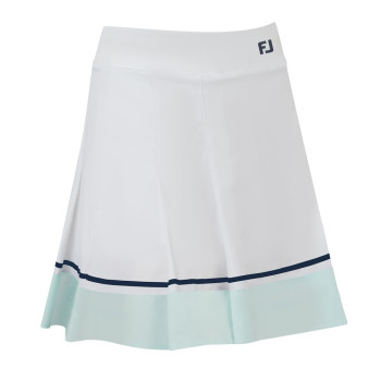 Jupe-short plissée Blanc Marine Femme