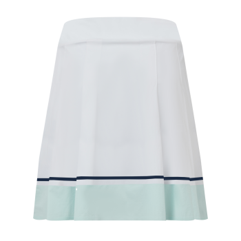 Jupe-short plissée Blanc Marine Femme 2