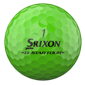 12 Balles de golf Q-Star Tour Divide White Lime Green