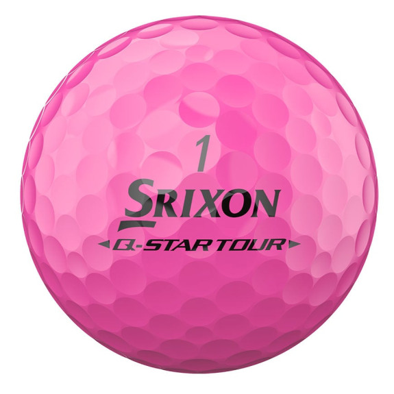 12 Balles de golf Q-Star Tour Divide White Pink