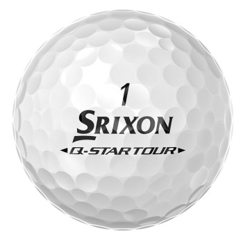 12 Balles de golf Q-Star Tour Divide White Pink