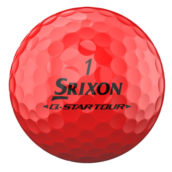 12 Balles de golf Q-Star Tour Divide Yellow Red