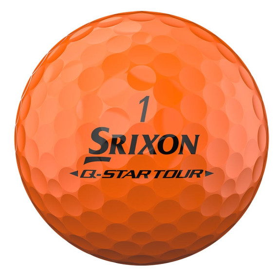 12 Balles de golf Q-Star Tour Divide Yellow Orange
