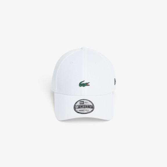 Casquette Lacoste x New Era Blanc Homme