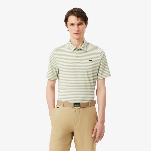 Polo regular fit Ultra Dry rayé Vert Homme