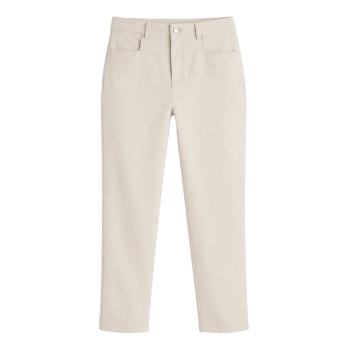 Pantacourt Chie comfort Capri Oatmeal Femme