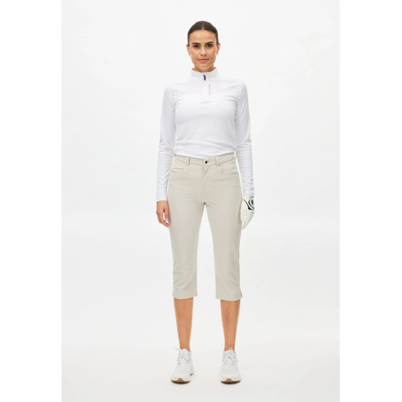 Pantacourt Chie comfort Capri Oatmeal Femme