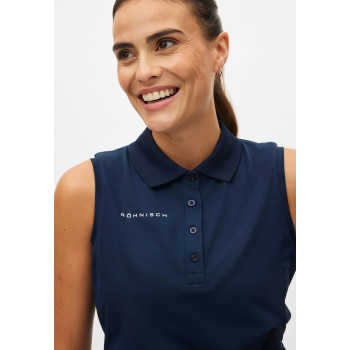 Polo Nicky Sans Manches Navy Femme