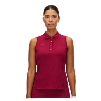 Polo Nicky Sans Manches Beet Red Femme