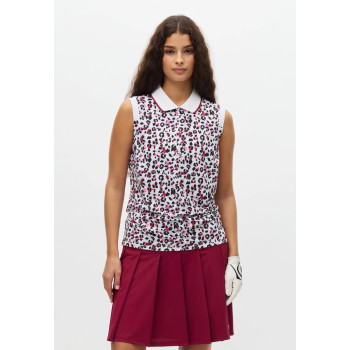 Polo Sans Manches Deni Pink/Beet Femme