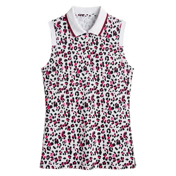 Polo Sans Manches Deni Pink/Beet Femme