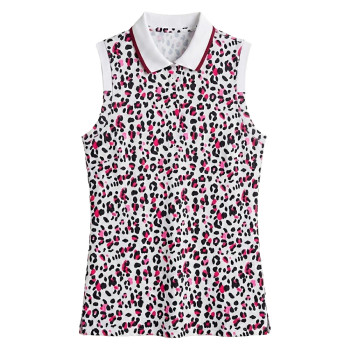 Polo Sans Manches Deni Pink/Beet Femme