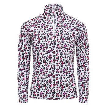 Veste 1/4 Zip Addy Long Sleeve Pink Beet Femme