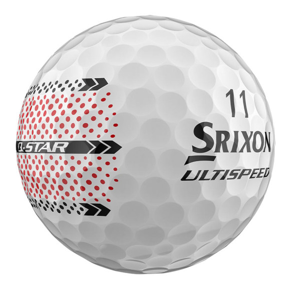 12 Balles de golf Q Star Ultispeed White