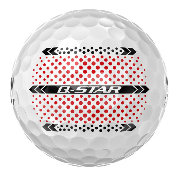 12 Balles de golf Q Star Ultispeed White