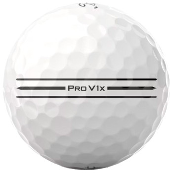 12 Balles de golf Pro V1X AIM Enhanced Alignment White 2