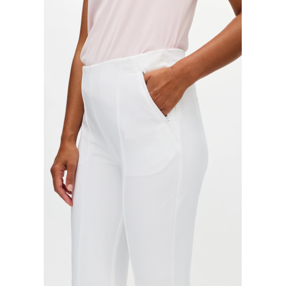 Pantalon Clubhouse Highwater White Femme