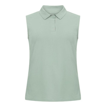Polo sans manches Fluid Tech Lily Pad Femme