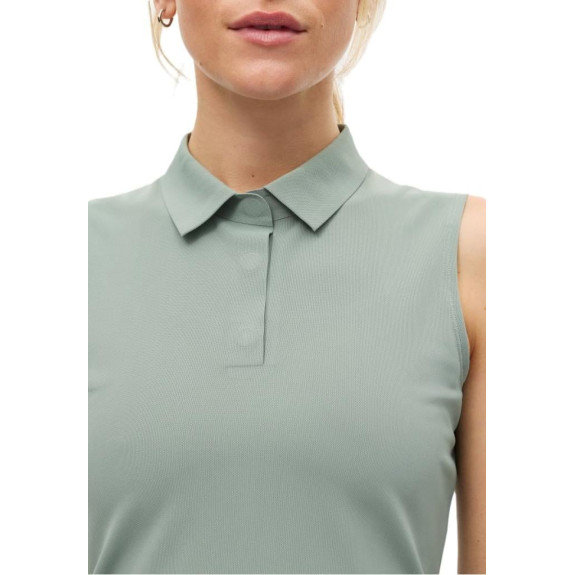 Polo sans manches Fluid Tech Lily Pad Femme
