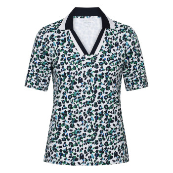 Polo Essential Leo Blue/Green Femme