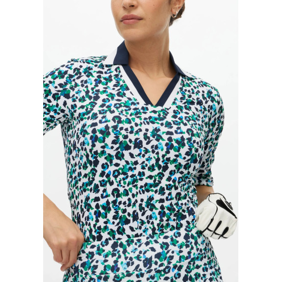 Polo Essential Leo Blue/Green Femme