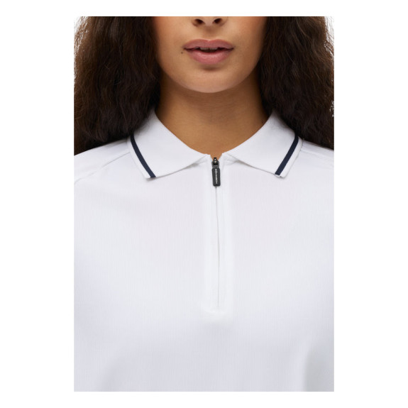Polo Rib White Femme