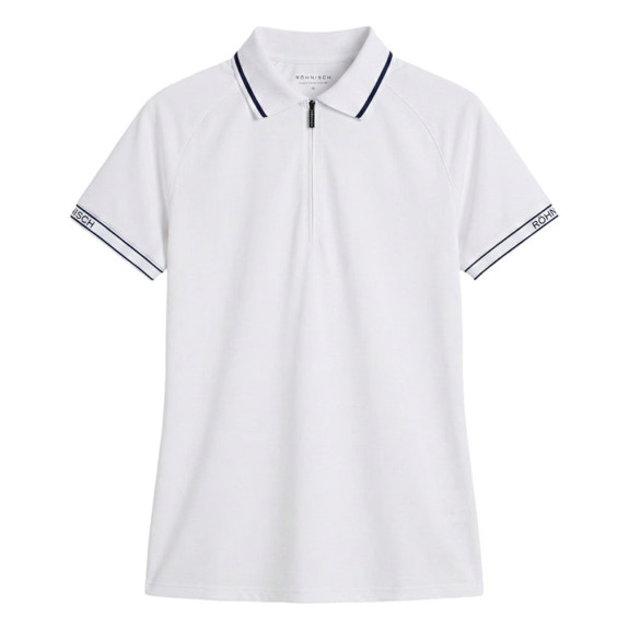 Polo Rib White Femme