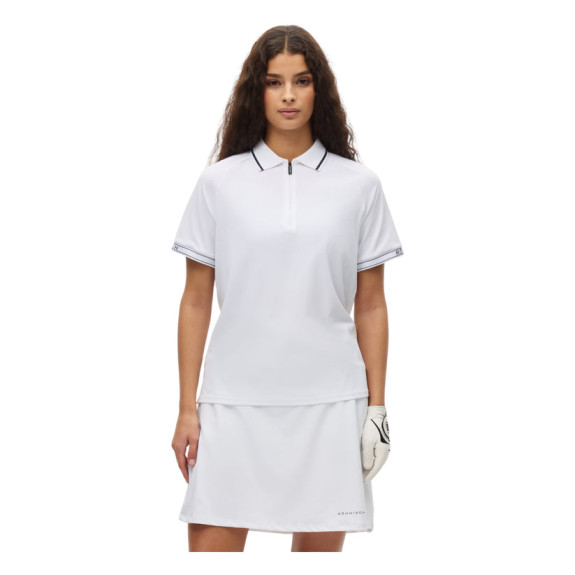 Polo Rib White Femme