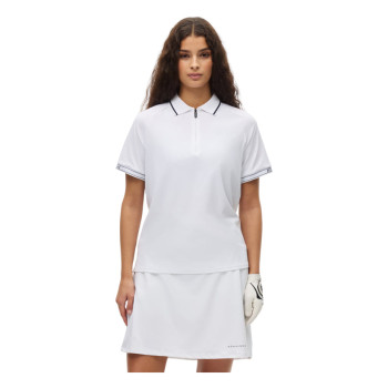 Polo Rib White Femme