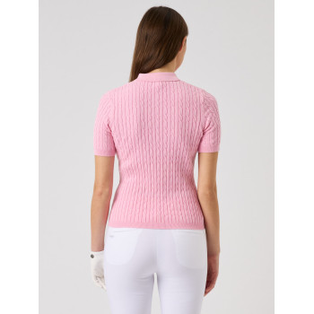 Polo Madelene Prism Pink Femme 2