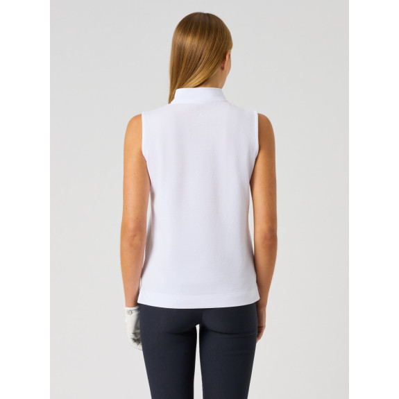 Polo sans manches Kim White Femme