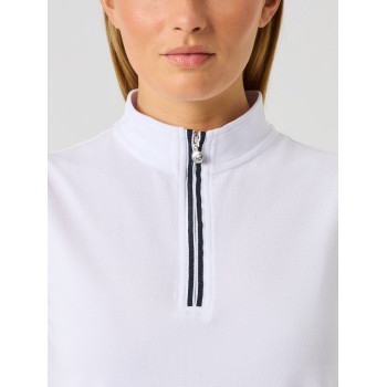 Polo sans manches Kim White Femme