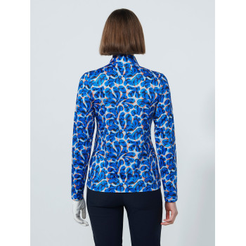 Pull 1/4 Zip Sheermotion Artsy Leaf Femme 2