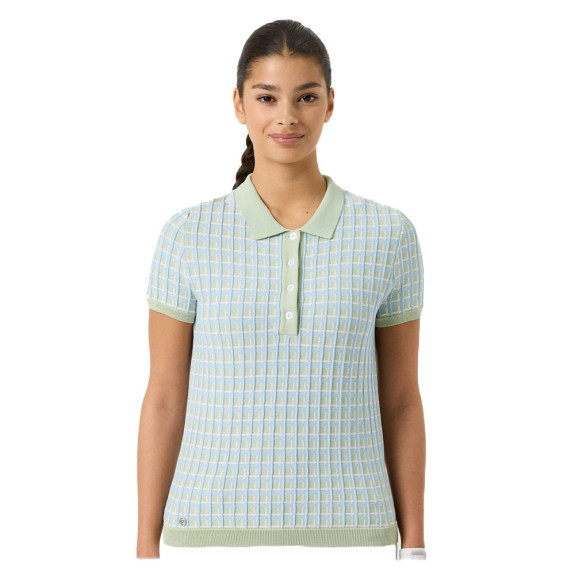Polo Knit Muted Pistachio Femme