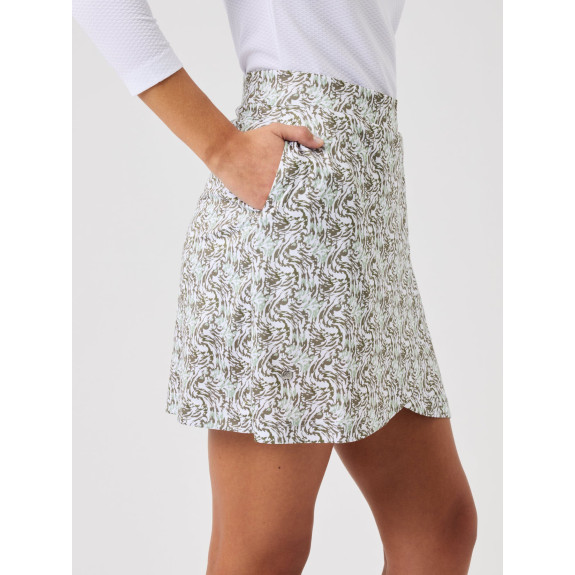 Jupe Printed Abstract Swirl Femme