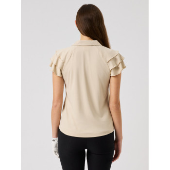 Polo Frill Oyster Femme