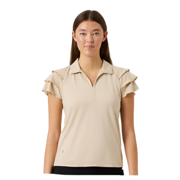 Polo Frill Oyster Femme