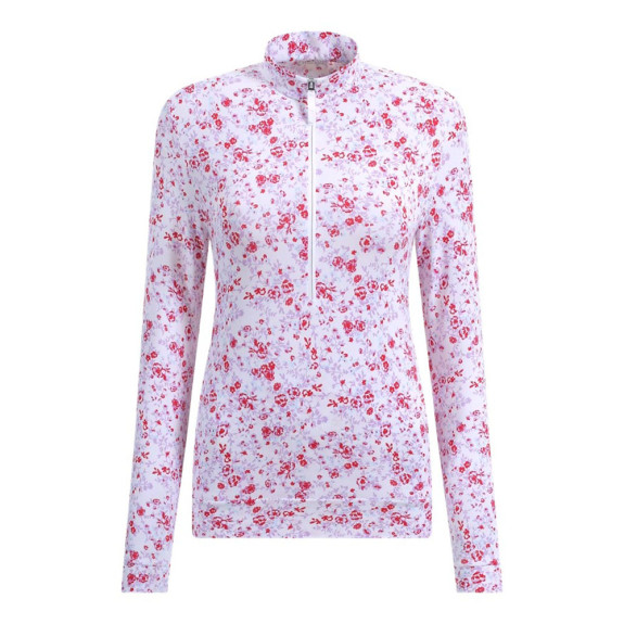Pull Demi Zip Trisha Lilac Bloom Femme