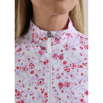 Pull Demi Zip Trisha Lilac Bloom Femme