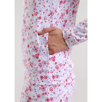 Pull Demi Zip Trisha Lilac Bloom Femme