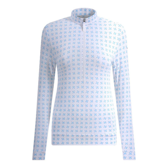 Pull Demi Zip Trisha Azure Femme