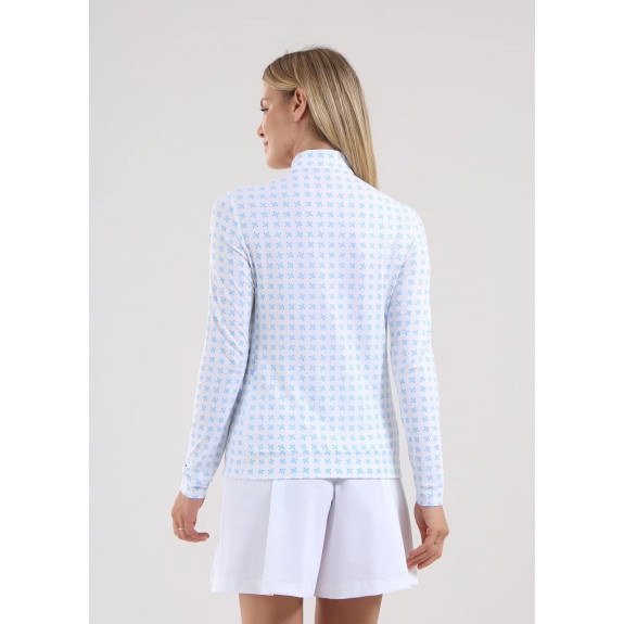 Pull Demi Zip Trisha Azure Femme