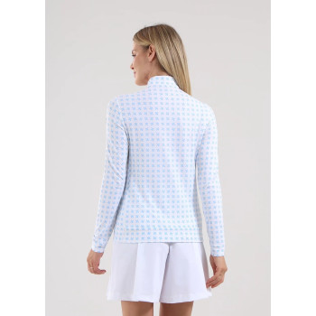 Pull Demi Zip Trisha Azure Femme