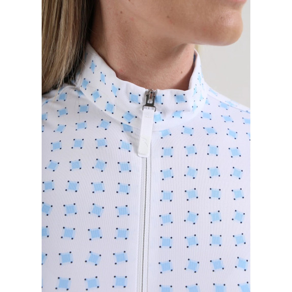 Pull Demi Zip Trisha Azure Femme