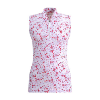 Polo 1/4 Zip Antigua Lilac Bloom Femme