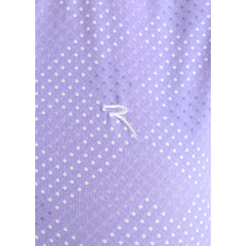 Polo 1/4 Zip Antigua Lilac Microprint Femme