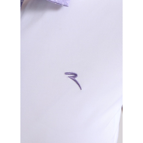 Polo Abir Lilac Microprint Femme